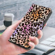 For Samsung Galaxy S24+ 5G Crystal-Like Painted Vegan Leather Phone Case(Spotted Leopard Print)