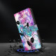 For Samsung Galaxy S24+ 5G Crystal-Like Painted Vegan Leather Phone Case(Pen Drawing Rose)