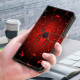 For Samsung Galaxy S24+ 5G Crystal-Like Painted Vegan Leather Phone Case(Black Spider)