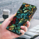 For Samsung Galaxy S24+ 5G Crystal-Like Painted Vegan Leather Phone Case(Flowers)