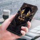 For Samsung Galaxy S24+ 5G Crystal-Like Painted Vegan Leather Phone Case(Mystic Owl)