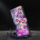 For Samsung Galaxy S24+ 5G Crystal-Like Painted Vegan Leather Phone Case(Butterfly Flower)