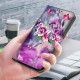 For Samsung Galaxy S24+ 5G Crystal-Like Painted Vegan Leather Phone Case(Butterfly Flower)