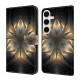 For Samsung Galaxy S24+ 5G Crystal-Like Painted Vegan Leather Phone Case(Magnificent)