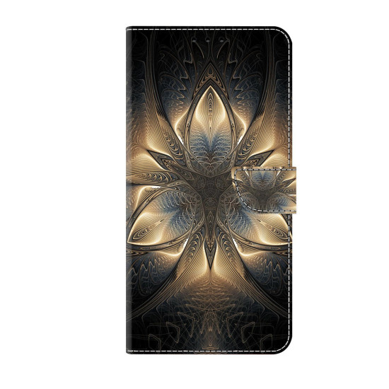 For Samsung Galaxy S24+ 5G Crystal-Like Painted Vegan Leather Phone Case(Magnificent)