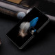 For Samsung Galaxy S24+ 5G Crystal-Like Painted Vegan Leather Phone Case(Two Feathers)