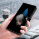 For Samsung Galaxy S24+ 5G Crystal-Like Painted Vegan Leather Phone Case(Two Feathers)