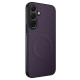 For Samsung Galaxy S24+ 5G WANLONFENG TQ Series Magnetic Carbon Fiber Texture PC Hybrid TPU Phone Case(Purple)