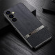 For Samsung Galaxy S24+ 5G Bionic Tree Texture Full Coverage Phone Case(Black)