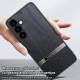 For Samsung Galaxy S24+ 5G Bionic Tree Texture Full Coverage Phone Case(Black)