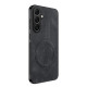 For Samsung Galaxy S24+ 5G WANLONFENG SD Series Nappa Texture Magnetic Phone Case(Black)