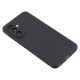 For Samsung Galaxy S24+ 5G WANLONFENG Square Edge Soft TPU Phone Case with Screen Protector(Black)