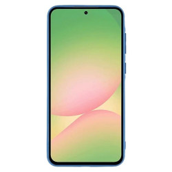 For Samsung Galaxy S24+ 5G WANLONFENG Square Edge Soft TPU Phone Case with Screen Protector(Blue)