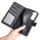 For Samsung Galaxy S23+ 5G Stitching Horizontal Flip Leather Phone Case(Black)