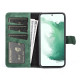 For Samsung Galaxy S23+ 5G Stitching Horizontal Flip Leather Phone Case(Green)