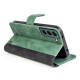 For Samsung Galaxy S23+ 5G Stitching Horizontal Flip Leather Phone Case(Green)