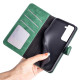 For Samsung Galaxy S23+ 5G Stitching Horizontal Flip Leather Phone Case(Green)