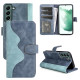 For Samsung Galaxy S23+ 5G Stitching Horizontal Flip Leather Phone Case(Blue)