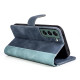 For Samsung Galaxy S23+ 5G Stitching Horizontal Flip Leather Phone Case(Blue)