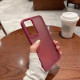Shield Skin Feel PC Metal Lens Frame Phone Case For Samsung Galaxy S23+ 5G(Purple Red)