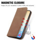 For Samsung Galaxy S24+ 5G Retro Skin Feel Magnetic Leather Phone Case(Brown)