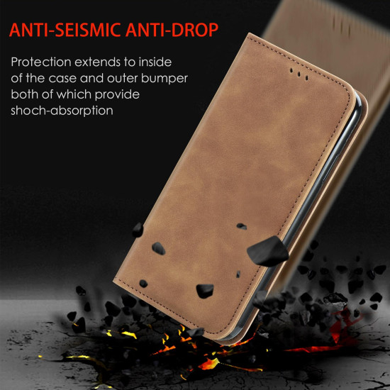 For Samsung Galaxy S24+ 5G Retro Skin Feel Magnetic Leather Phone Case(Gray)