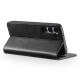 For Samsung Galaxy S23+ 5G Suteni Calf Texture Horizontal Flip Leather Phone Case(Black)