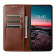 For Samsung Galaxy S23+ 5G Suteni Calf Texture Horizontal Flip Leather Phone Case(Brown)