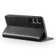 For Samsung Galaxy S24+ 5G Suteni Calf Texture Horizontal Flip Leather Phone Case(Black)