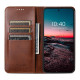 For Samsung Galaxy S24+ 5G Suteni Calf Texture Horizontal Flip Leather Phone Case(Brown)