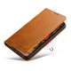 For Samsung Galaxy S24+ 5G Suteni Calf Texture Horizontal Flip Leather Phone Case(Khaki)