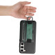 For Samsung Galaxy S23+ 5G Suteni H13 Card Wallet Wrist Strap Holder PU Phone Case(Black)