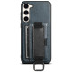 For Samsung Galaxy S23+ 5G Suteni H13 Card Wallet Wrist Strap Holder PU Phone Case(Blue)