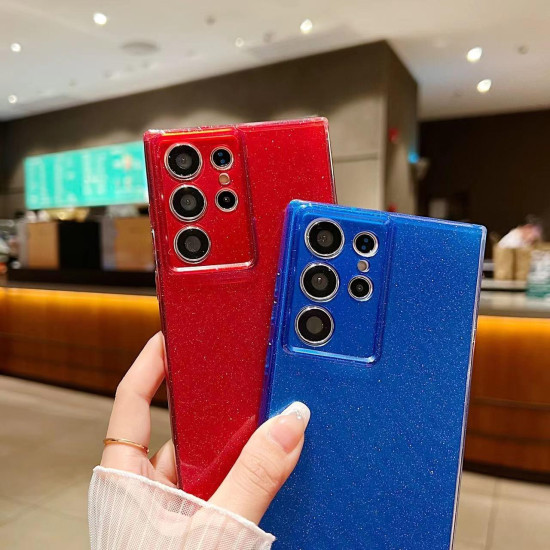 For Samsung Galaxy S24+ 5G Jelly Glitter Solid Color TPU Phone Case(Purple)