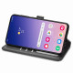 For Samsung Galaxy S24+ 5G Retro Solid Color Buckle Leather Phone Case(Black)