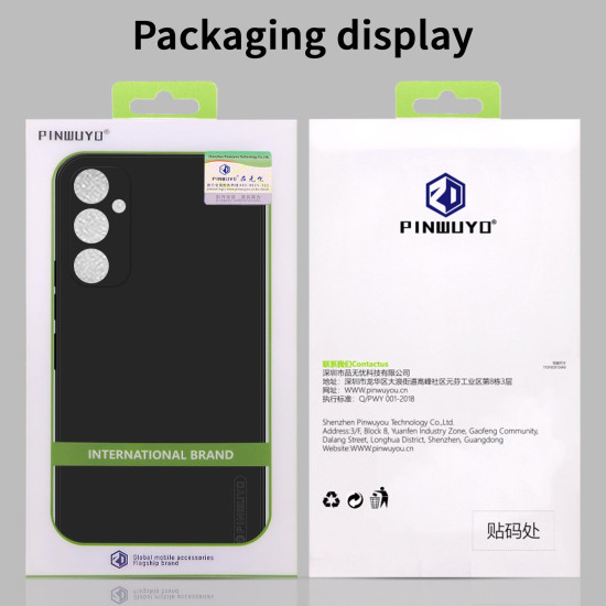 For Samsung Galaxy S24+ 5G PINWUYO Sense Series Liquid Silicone TPU Phone Case(Black)
