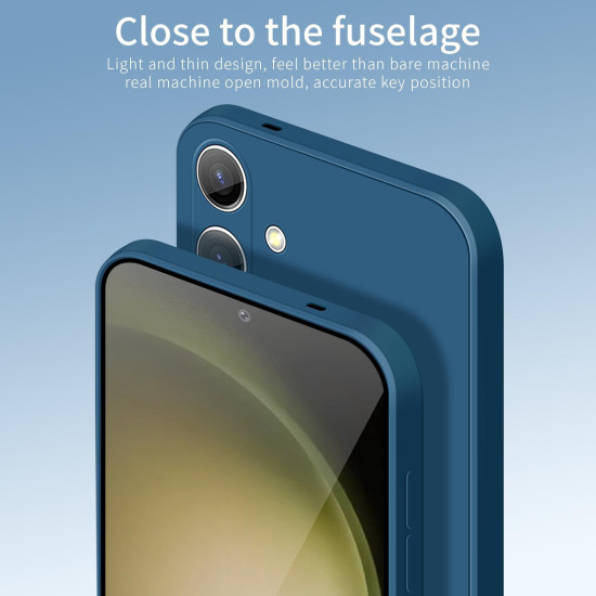 For Samsung Galaxy S24+ 5G PINWUYO Sense Series Liquid Silicone TPU Phone Case(Black)