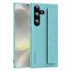 For Samsung Galaxy S24+ 5G Skin Elastic Wrist Grip Back Cover Phone Case(Blue)