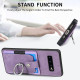 For Samsung Galaxy S24+ 5G Retro Skin-feel Ring Card Wallet Phone Case(Pink)