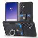 For Samsung Galaxy S24+ 5G Retro Skin-feel Ring Card Wallet Phone Case(Black)