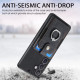 For Samsung Galaxy S24+ 5G Retro Skin-feel Ring Card Wallet Phone Case(Black)
