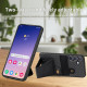 For Samsung Galaxy S24+ 5G Carbon Fiber Wallet Flip Card K-shaped Holder Phone Case(Black)