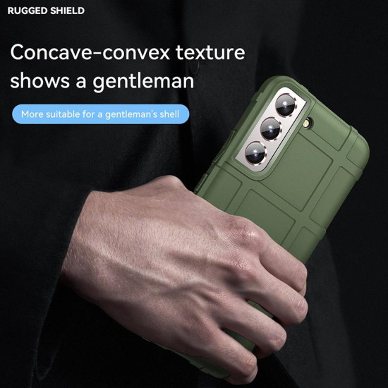 For Samsung Galaxy S24+ 5G Full Coverage Shockproof TPU Phone Case(Army Green)