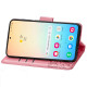 For Samsung Galaxy S24+ 5G Butterfly Love Flower Embossed Leather Phone Case(Pink)