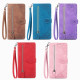 For Samsung Galaxy S24+ 5G Embossed Flower Zipper Leather Phone Case(Brown)