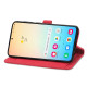 For Samsung Galaxy S24+ 5G Embossed Flower Zipper Leather Phone Case(Red)