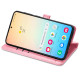 For Samsung Galaxy S24+ 5G Cat and Dog Embossed Leather Phone Case(Pink)