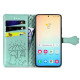 For Samsung Galaxy S24+ 5G Cat and Dog Embossed Leather Phone Case(Green)