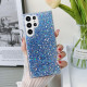 For Samsung Galaxy S24+ 5G Glitter Sequins Epoxy TPU Phone Case(Blue)