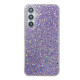For Samsung Galaxy S24+ 5G Glitter Sequins Epoxy TPU Phone Case(Purple)